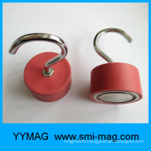 plastic coated pot magnetic hook holder